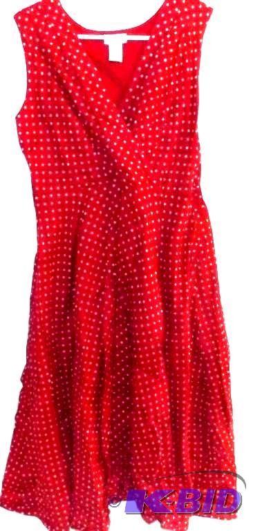 Monroe and Main red polka dot dress