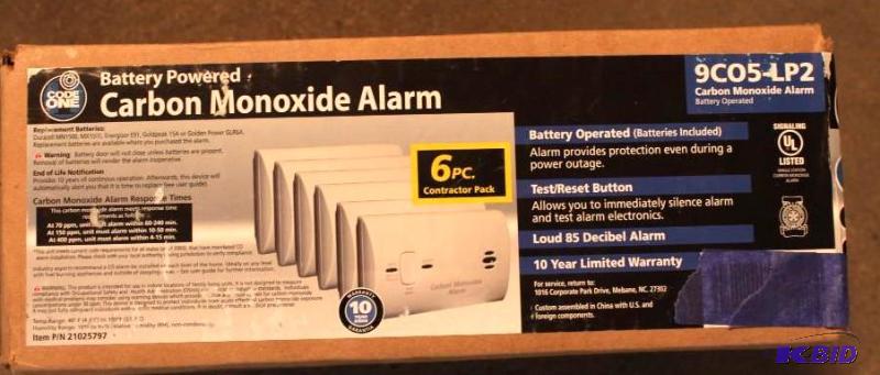 Carbon Monoxide Alarms