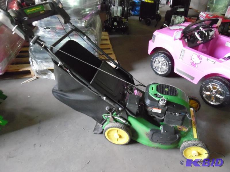 John Deere Push Mower with Bagger
