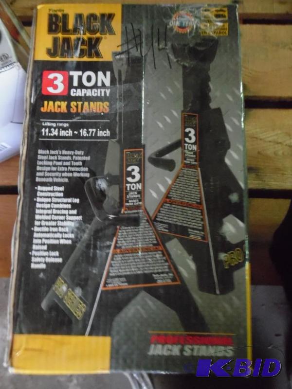 Black Jack 3 ton capacity jack stands