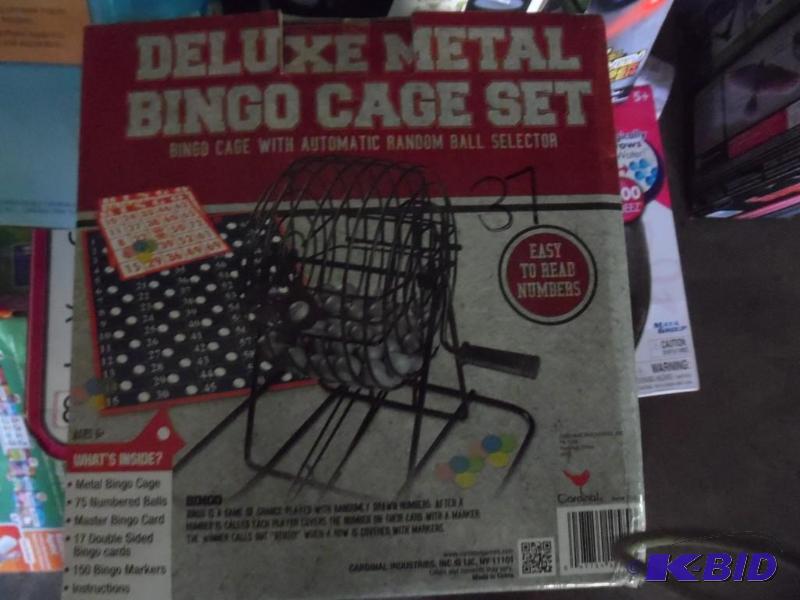 Deluxe Metal Bingo Cage Set
