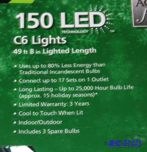 Roll of Christmas Lights