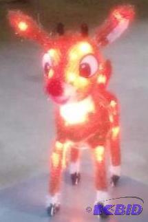 LED Lighted Rudolph