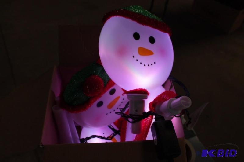 Snowman Pathway Lights