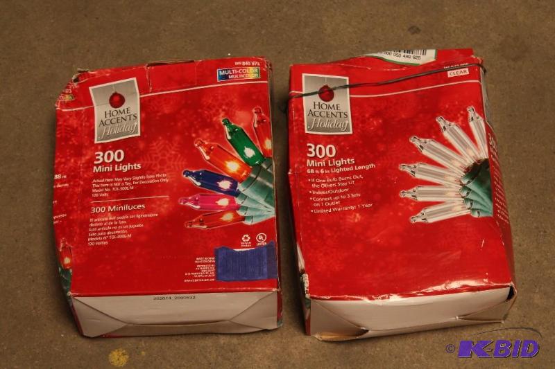 2 Packs of Christmas Lights