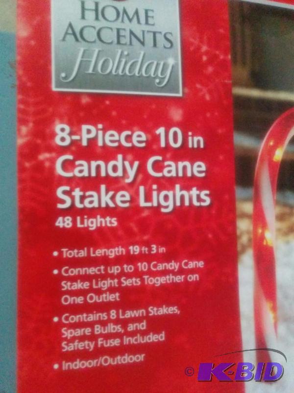 Candy Cane Pathway Lights
