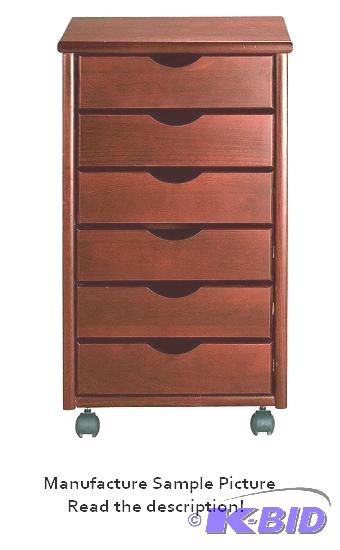 Adeptus 6 Drawer Rolling Cart -&nbsp15.4 x 1...