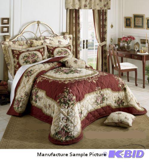 Victoria Tapestry Comforter - Full -Refined e...