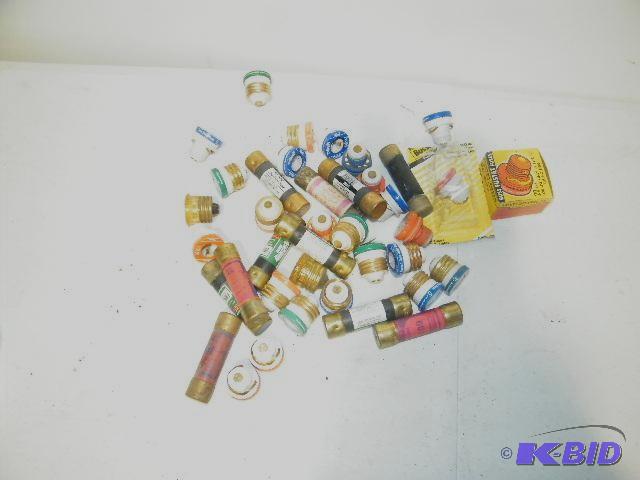 Lot of Screw In Fuses and One Time Fuses - Al...