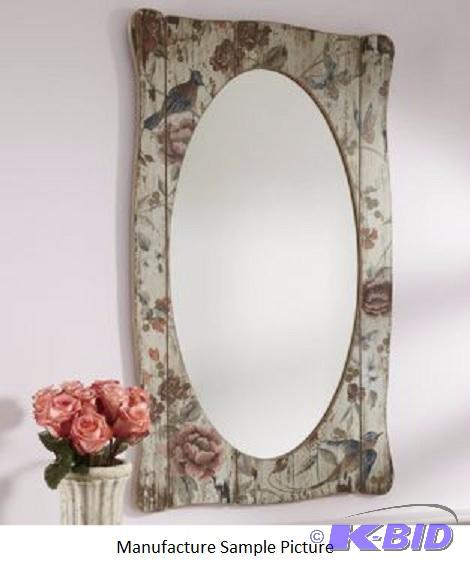 Summers Glory Antiqued Mirror - Birds, butter...