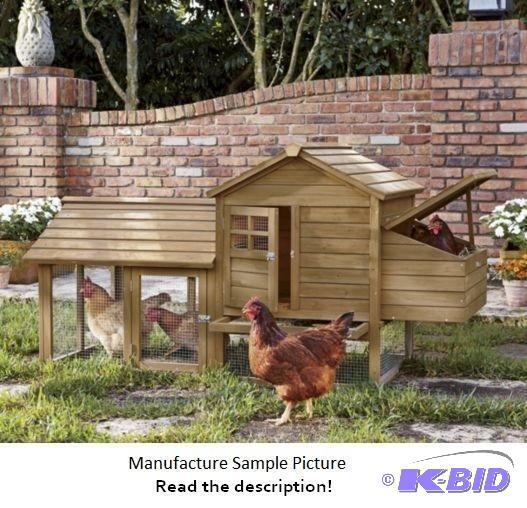 Large Cedar Chicken Coop - Designed for chick...