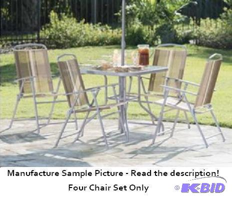 Four Piece Patio Chair Set - Have some summer...