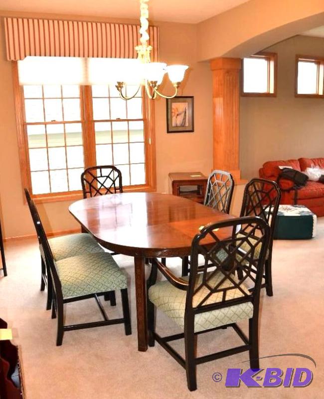 Windermerewood dining table with 6 chairs als...