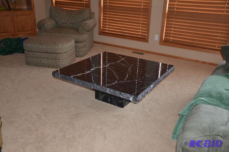 Stone International Black Granite table 42x16...