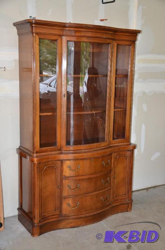 Gorgeous High end Mid-century wood and glass ...