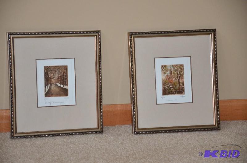 2 Signed pieces of art from Amsterdam - &quot...
