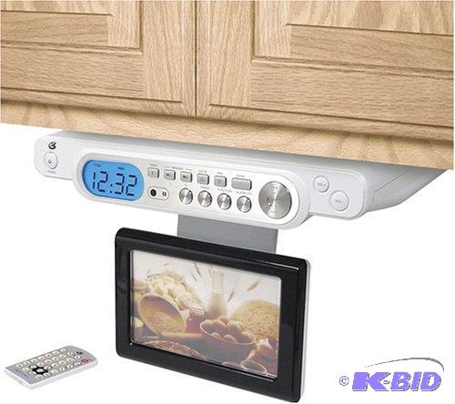lot 10 image: GPX Under cabinet LCD TV, Model KCL 8806 ...