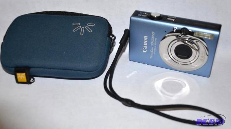 lot 10A image: Canon Digital Camera POWER SHOT SD1100 IS ELP...