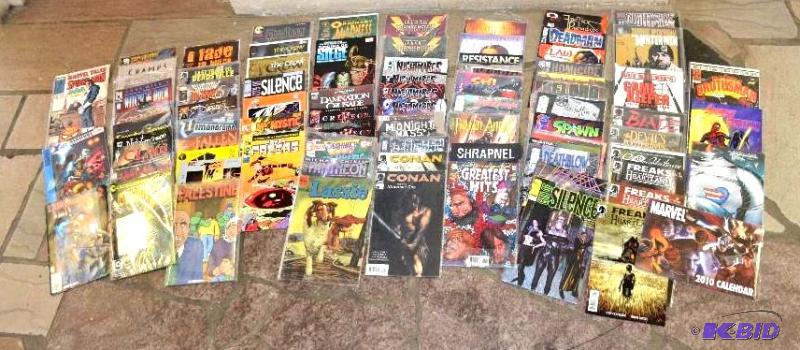 lot 135 image: 2 boxes of comics Many 1st issues in this lo...