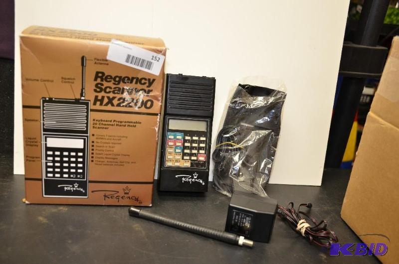 lot 152 image: Regency Scanner HX2200 Keyboard Programmable ...