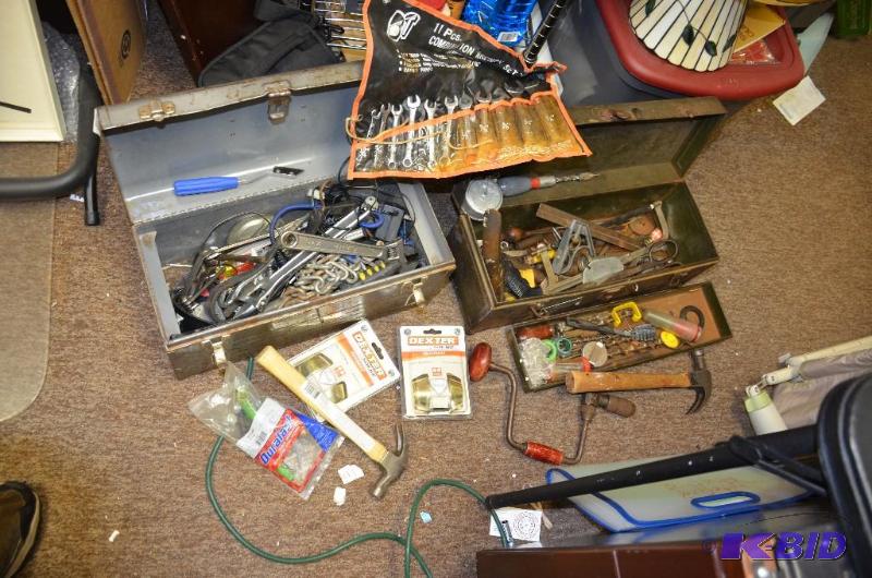 lot 161 image: 2 Tool Boxes including tools such as&nbspSta...