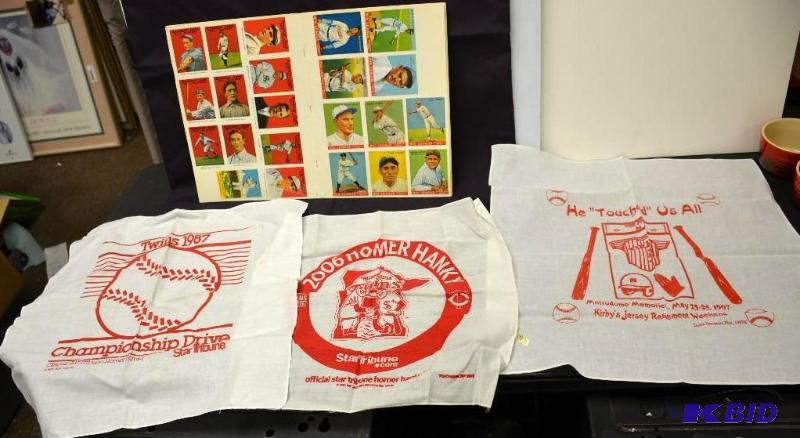 lot 169 image: Baseball memoriabilia - Twins Homer Hanky O...