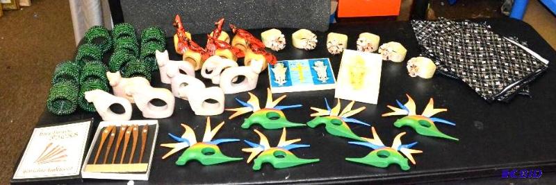 lot 21 image: Capiz Shell Napkin Ring holders made in Phili...