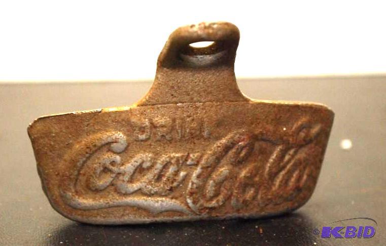 lot 210 image: Antique Starr X Coca Cola Bottle opener 28 Ma...