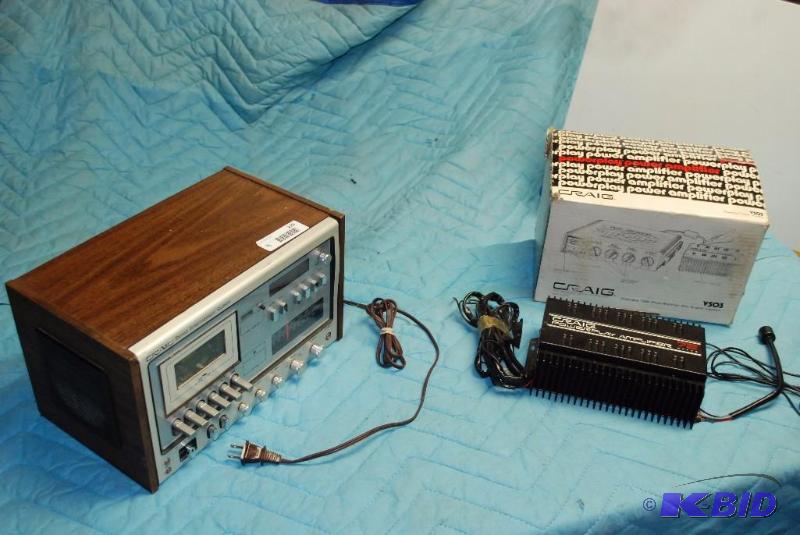 lot 219 image: Vintage Craig Stereo Entertainment System Mod...