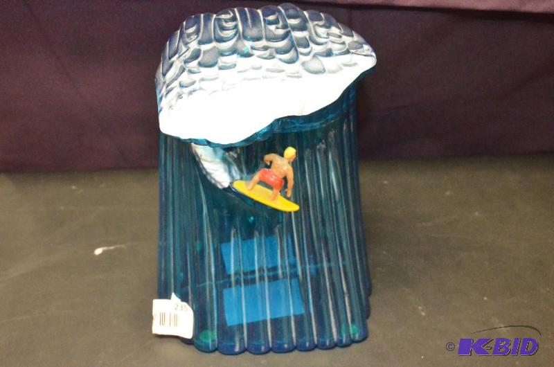 lot 235 image: The original wave cookie jar 2001 plays Surfi...