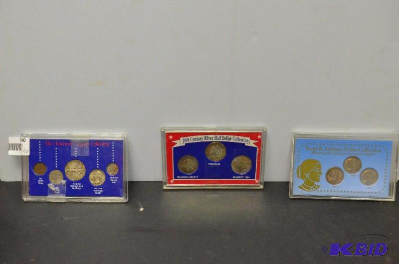 lot 240 image: Lot of collectible coins including The Ameri...