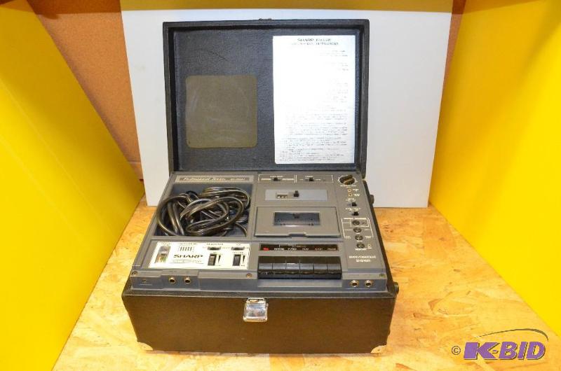 lot 247 image: Sharp Casette Recorder AD685RV...