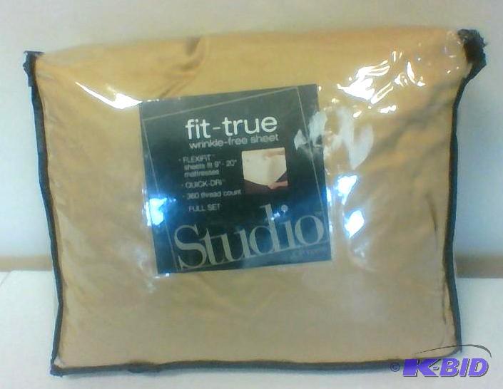 JCPenny Studio Full Sheet Set Warm Sand