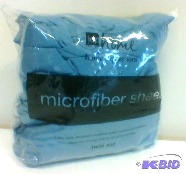 JCPenny Home Twin Microfiber Sheet Set Blue Dusk