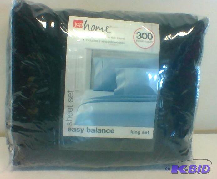JCPenny Home King Sheet Set Indigo
