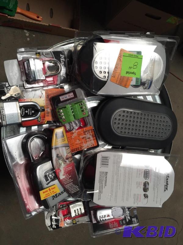 Assorted locks and lockable personal safe