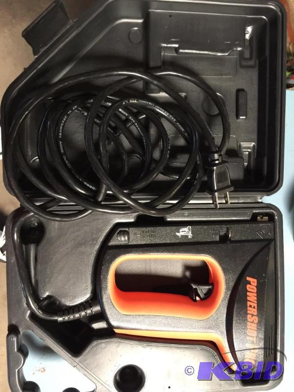 PowerShot pro heavy-duty electric stapler and nail gun