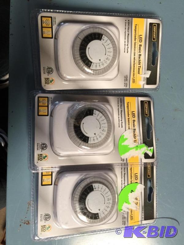 3- LED basic backlit timers