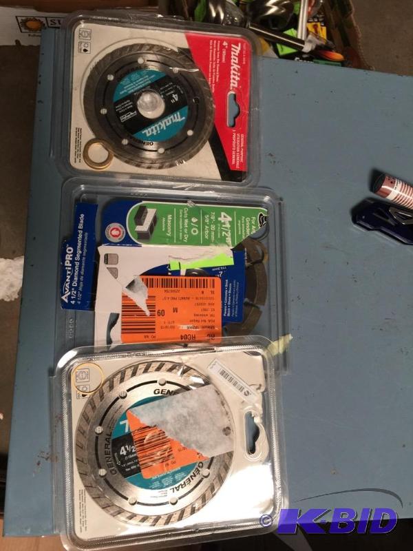 3 Diamond cutting blades
