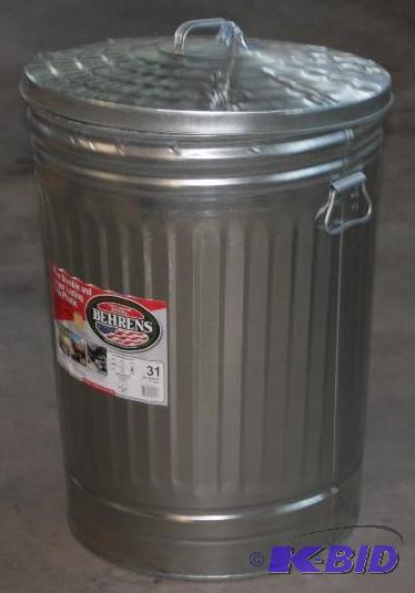 Galvonized Garbage Can