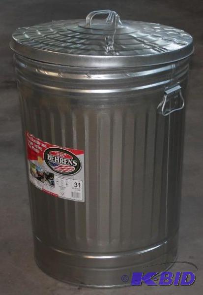 Galvonized Garbage Can