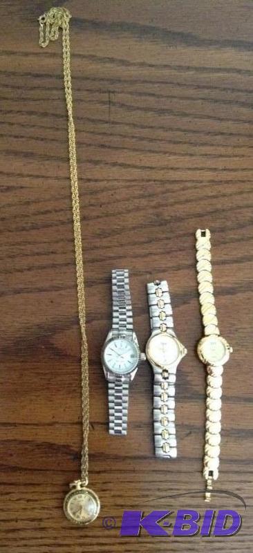 lot 111 image: Lot of Womens Wrist Watches and Pendant Watch