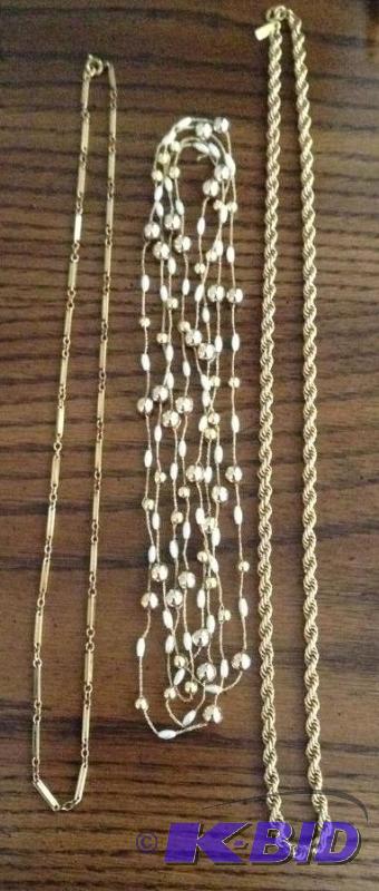 lot 118 image: Three Fashion Necklaces