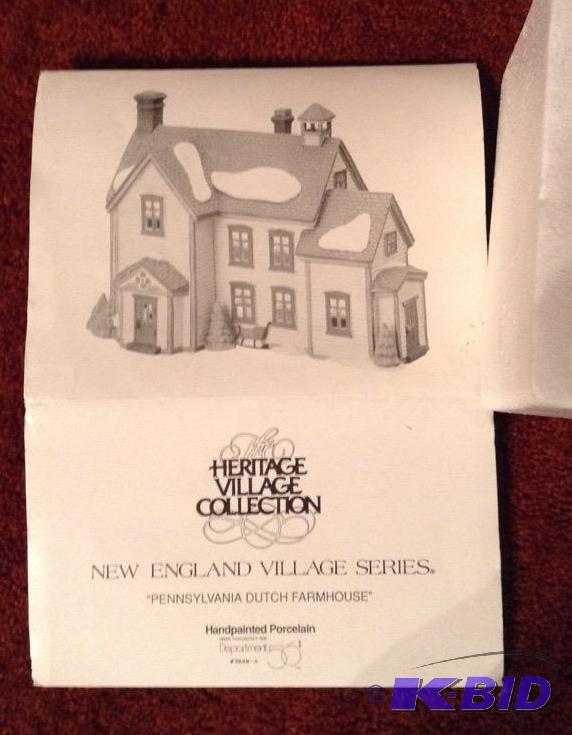 lot 161 image: Dept. 56 Heritage Village Collection