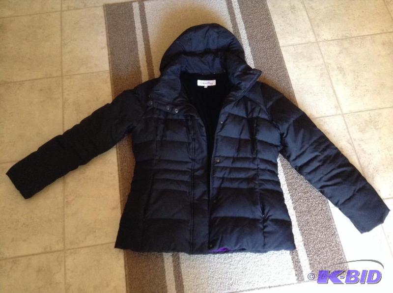lot 183 image: Womens Black Calvin Klein Winter Jacket Size M