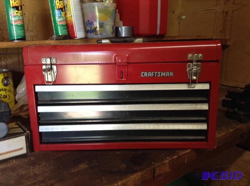 lot 209 image: Craftsman Tool Box and Contents