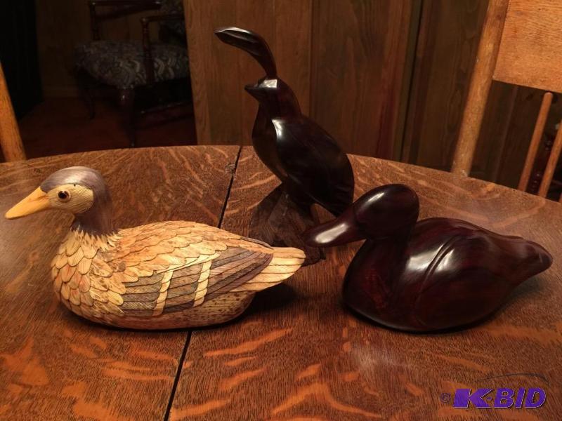 lot 32 image: Two Ducks and a Quail