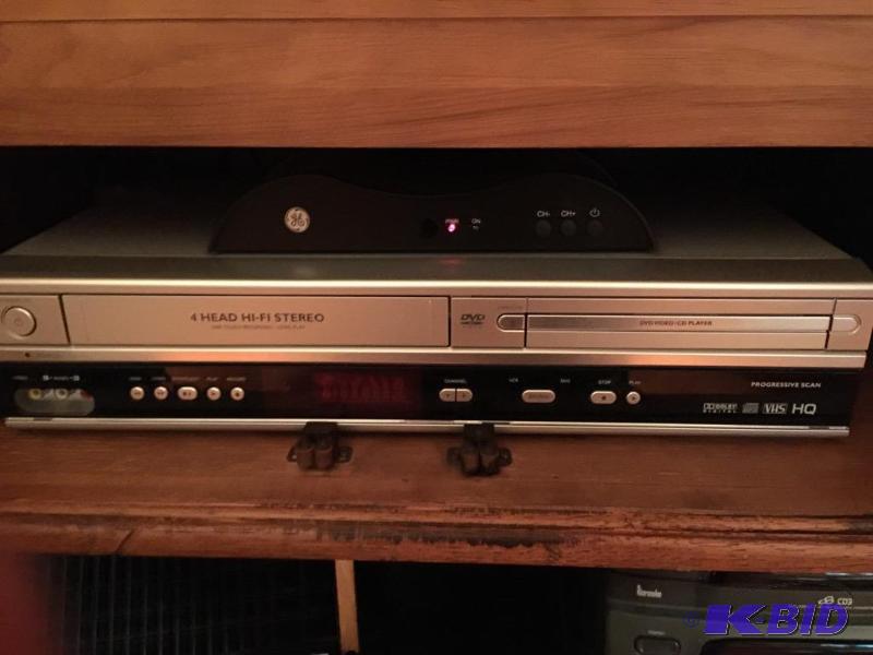 lot 64 image: VHS and DVD Player Combo and More
