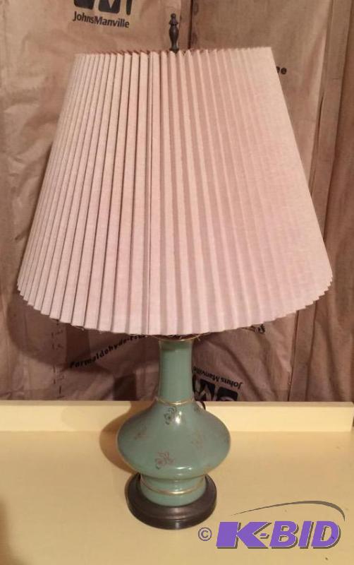 lot 67 image: Vintage Lamp and Shade