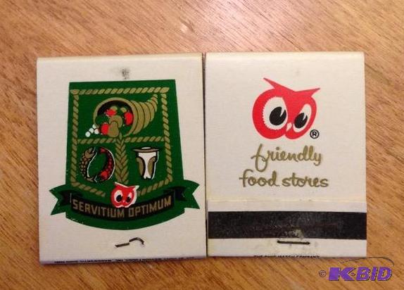 lot 91 image: Old Red Owl Matchbooks